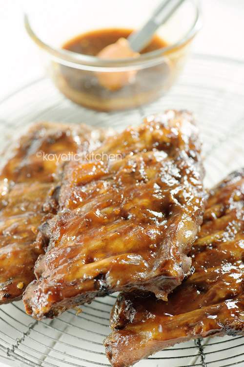 Slow Cooked Apricot Ribs from Kayotic Kitchen Slow Cooker or Pressure