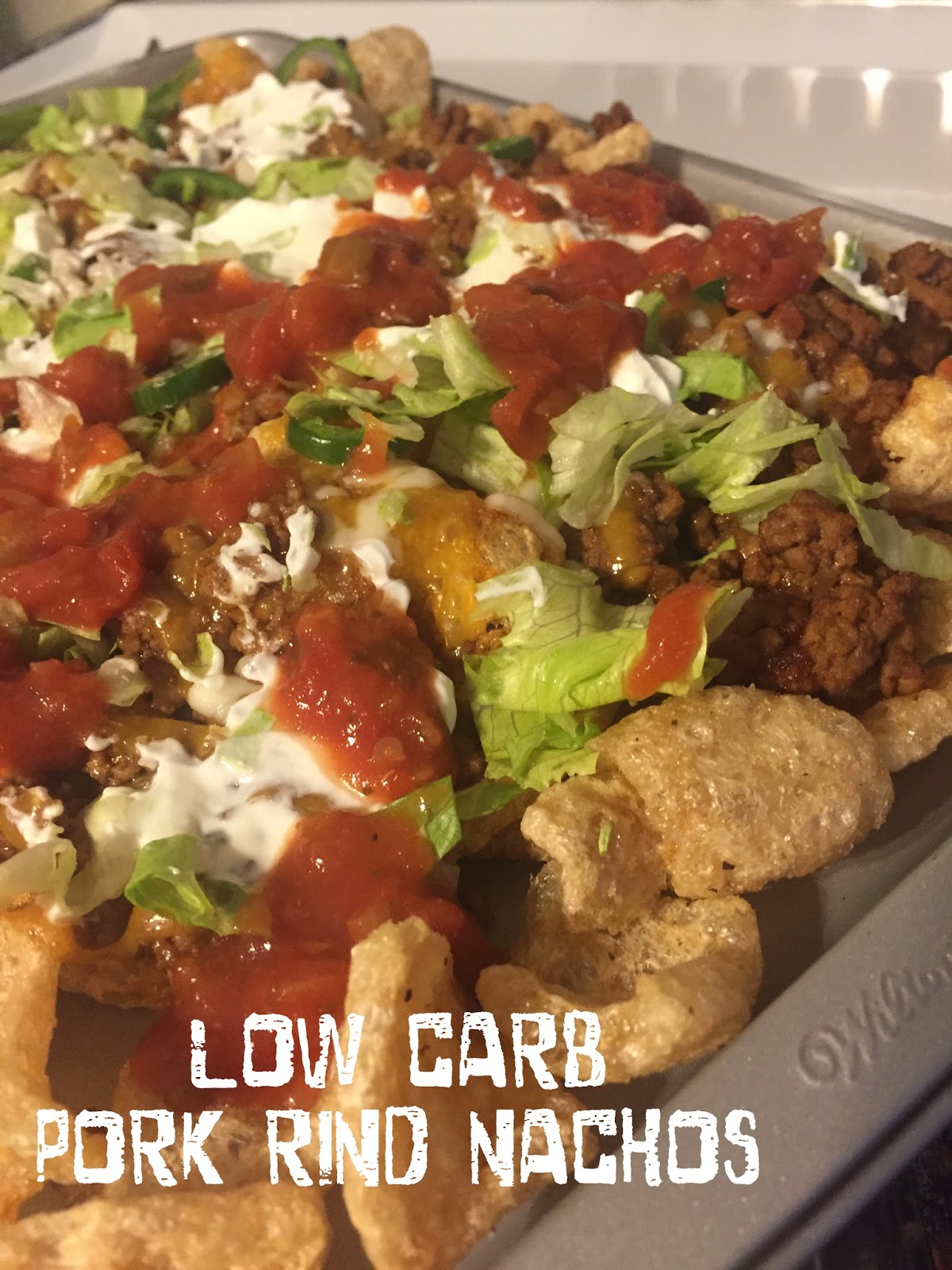 The extraordinary life of the average woman Low Carb Pork Rind Nachos