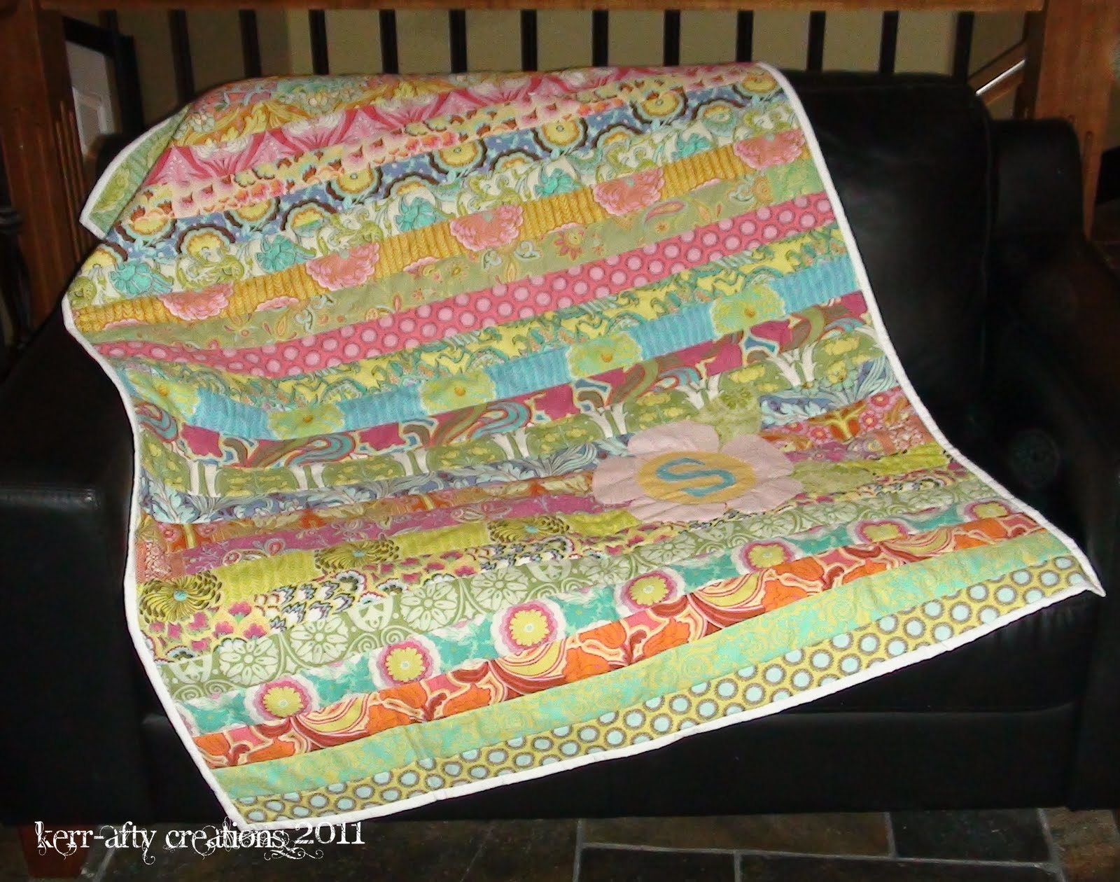 Kerrafty Creations Toddler Bed Quilt