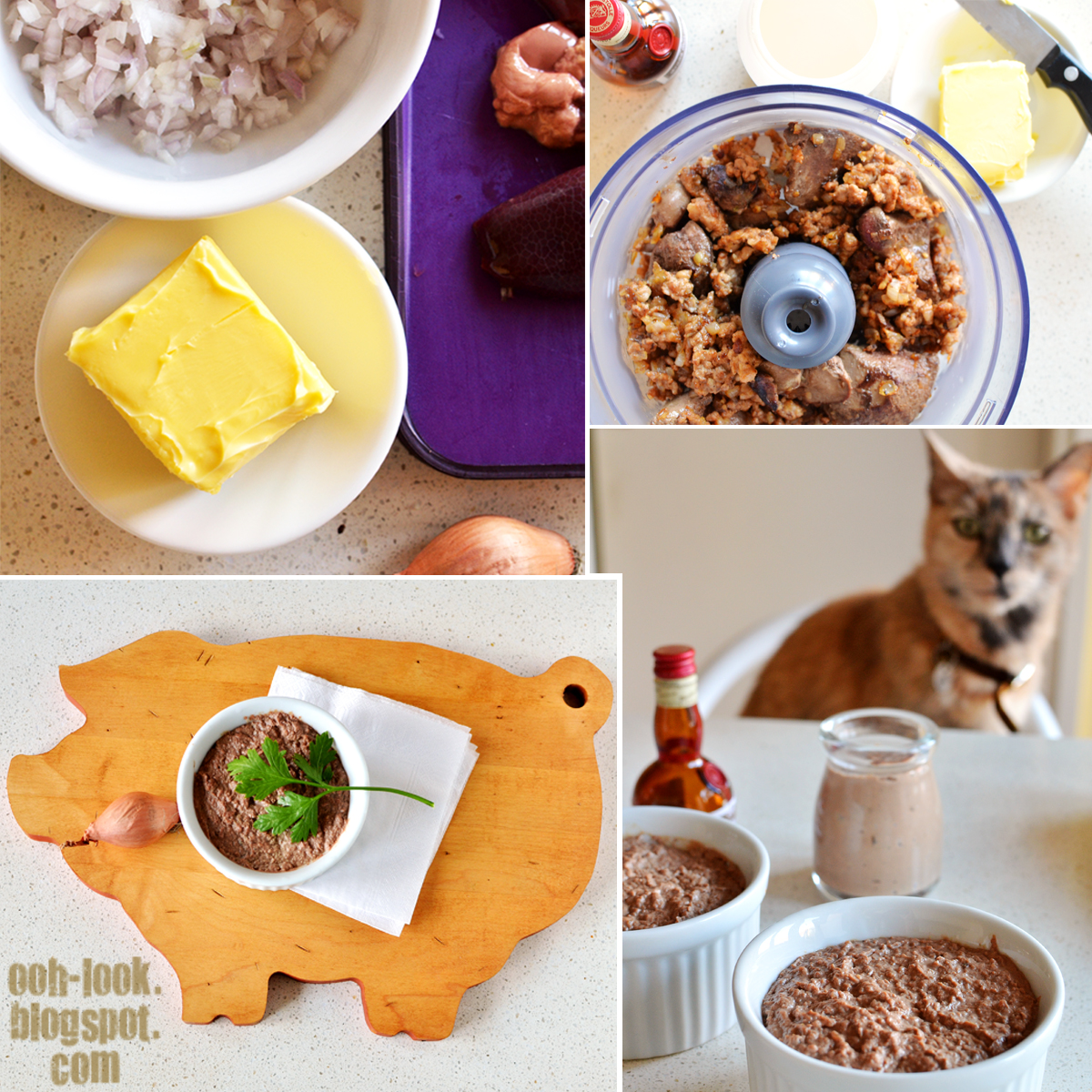 Ooh, Look... Vietnamese chicken pork liver pâté and a bad cat