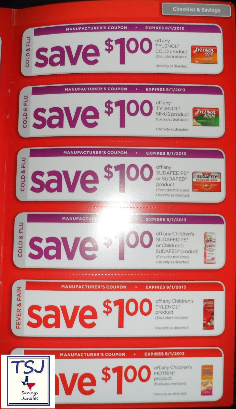 Texas Savings Junkies NEW Coupon Booklet with HIGH Value Coupons Found
