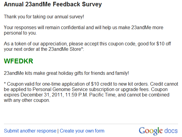 23andme coupon code
