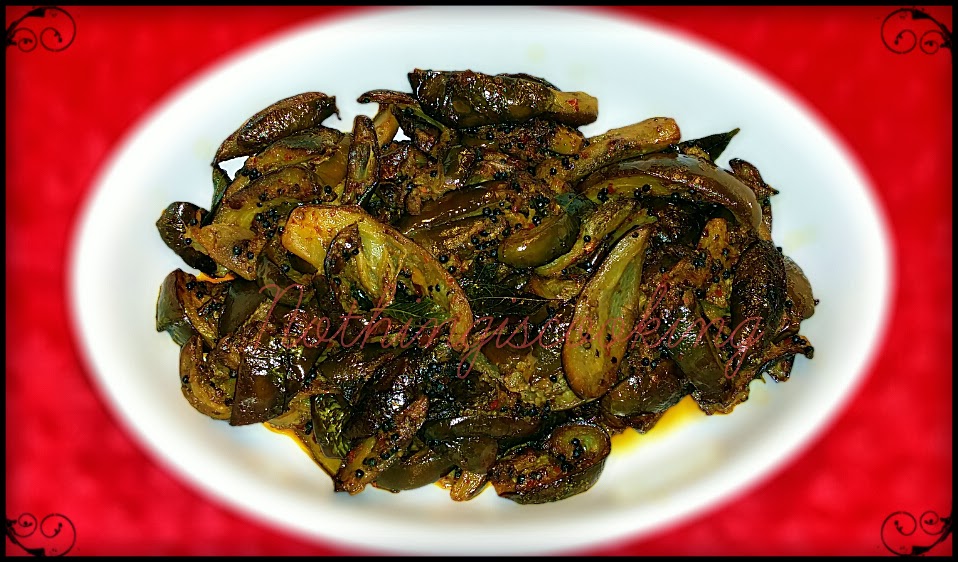 Kathirikai Poriyal / EggPlant Fry