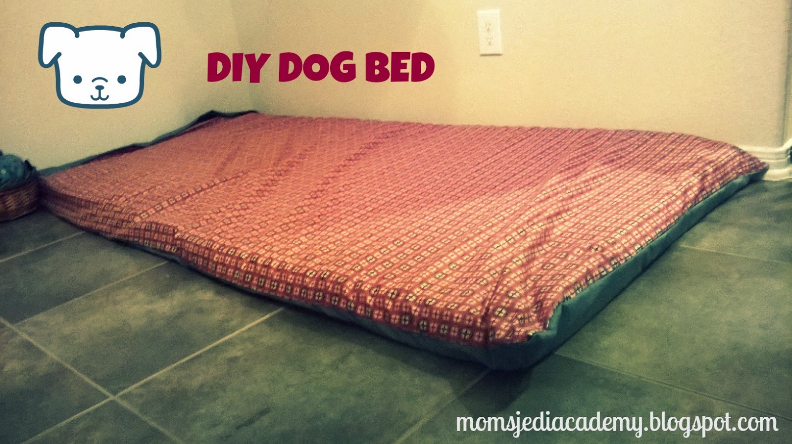 Jedi Mom DIY Dog bed and or comfy floor mat for spontatneous cuddle