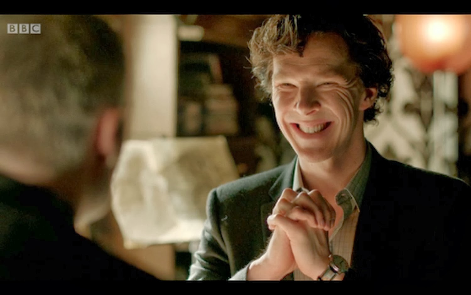 Sherlock Holmes Benedict Cumberbatch smiling