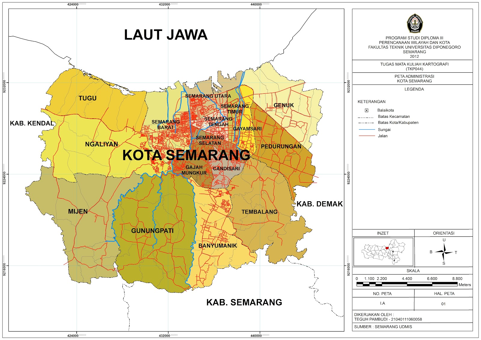 Peta Administrasi Kota Semarang Pamboedi File's