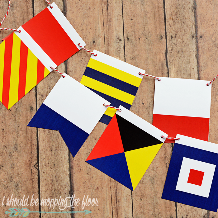 i should be mopping the floor Free Printable Maritime Flags