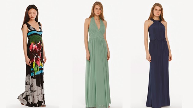 vestidos largos de el corte inglés | más moda