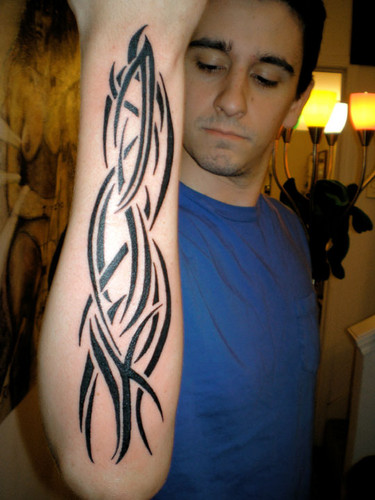 Forearm Tattoos Tribal arm tattoos Arm tattoo designs Star tattoo arm