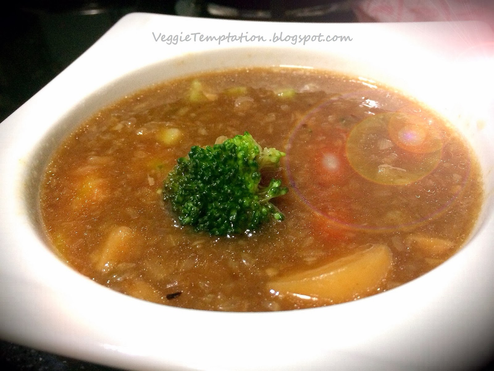 ♥ Veggie Temptation Vegan French Onion Potato Soup
