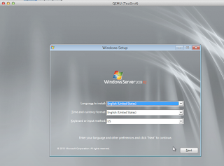 Windows 2008R2 running in UNetLab