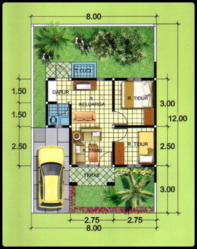 Denah Rumah Minimalis Denah Rumah Minimalis
