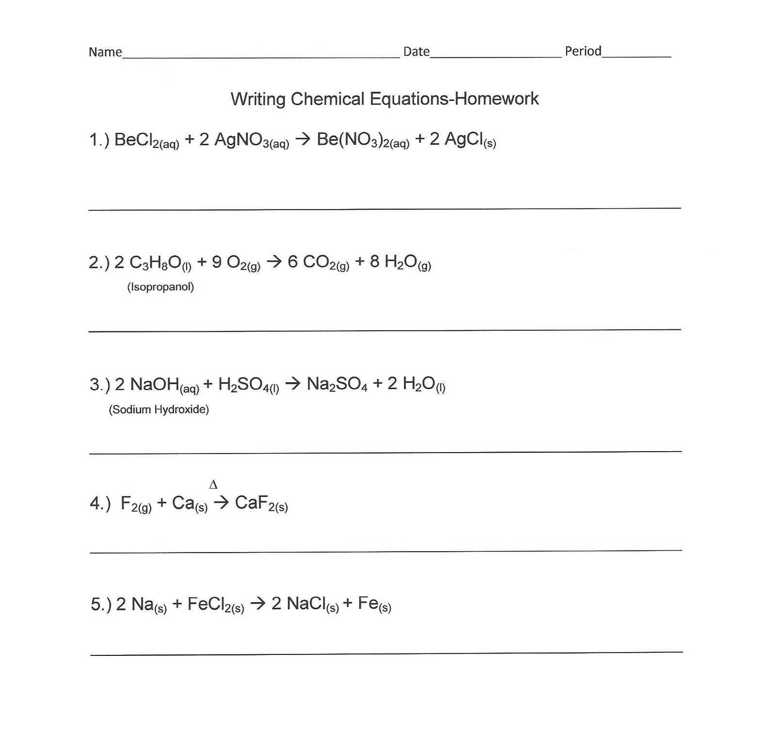 Writing functions from tables image