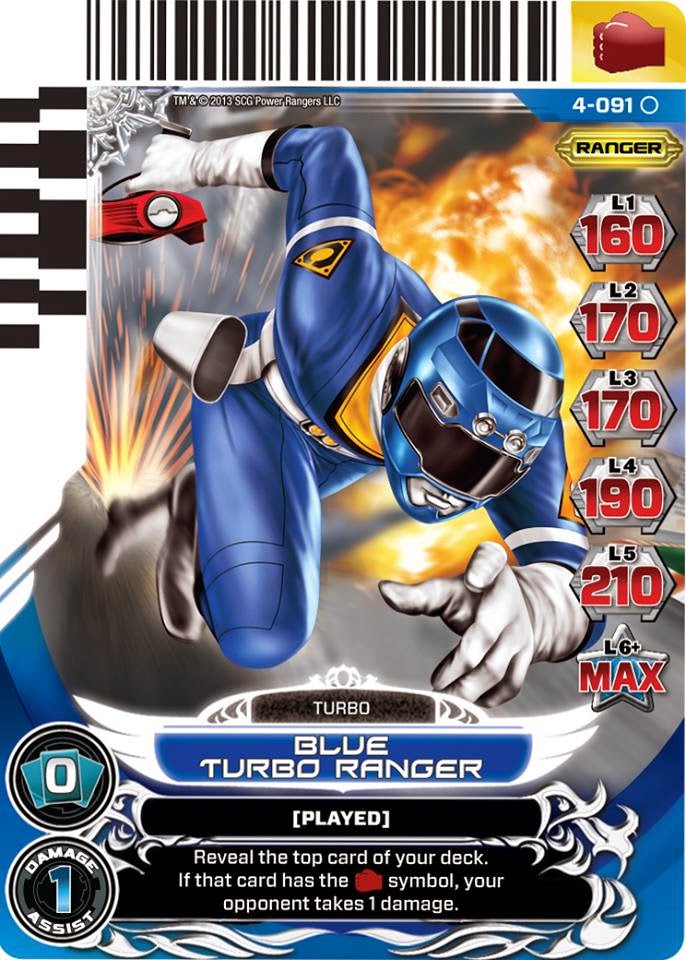 Power Rangers Action Card Game Shift into Turbo! Introduction to Turbo