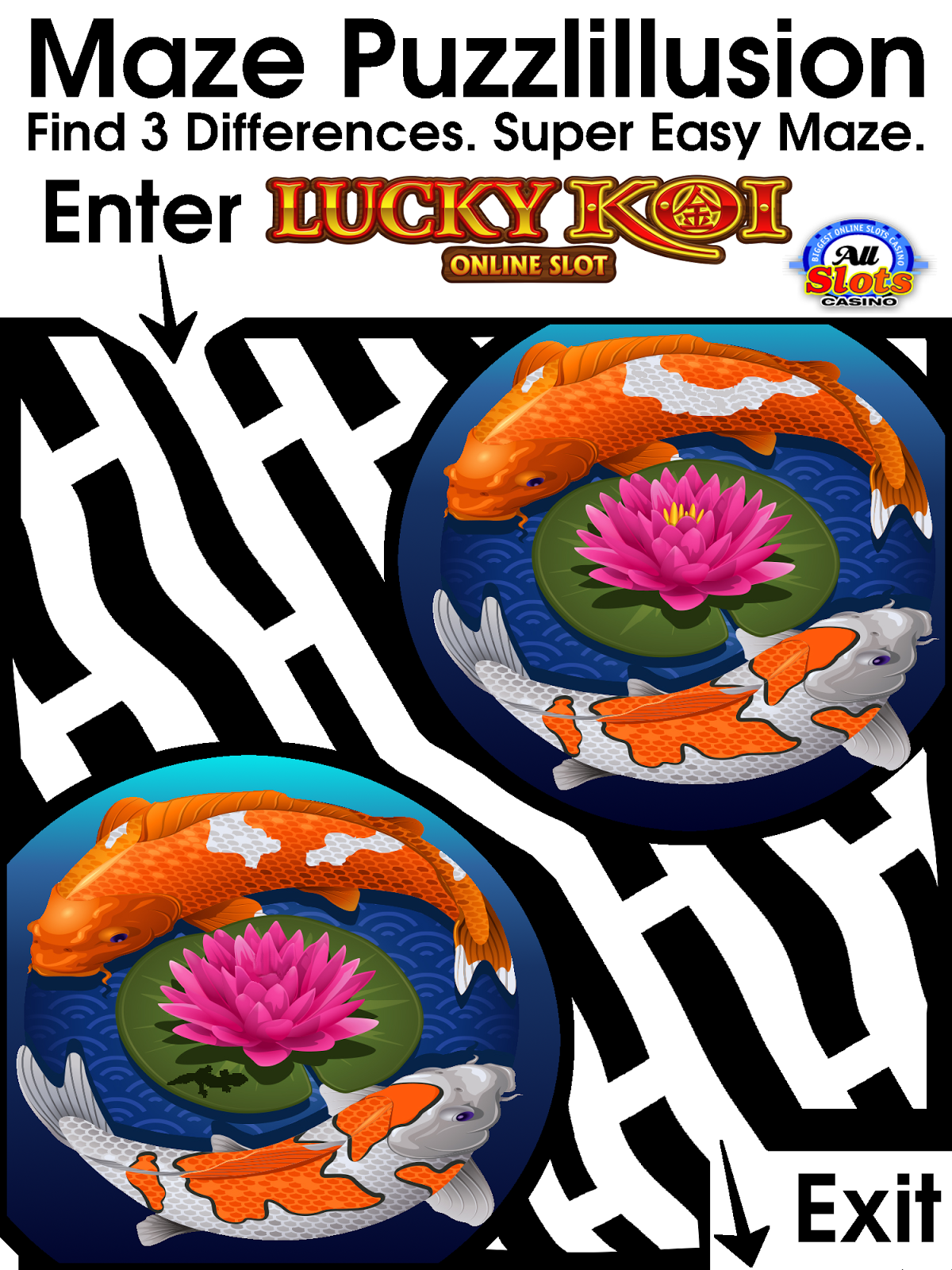 lucky koi maze