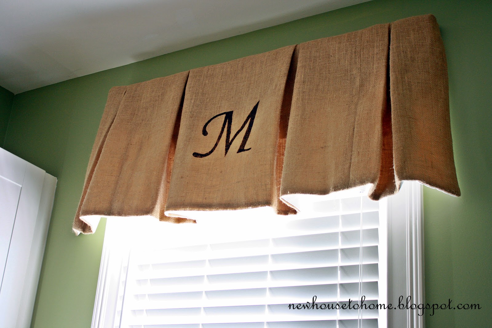Burlap Window Treatments