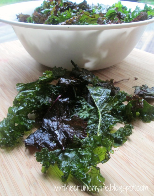Nofuss Kale Chips in the Oven Livin' the Crunchy Life