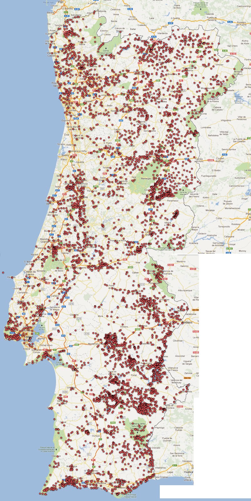 Imprompto: MAPAS DAS VIAS ROMANAS (SUL DE PORTUGAL)