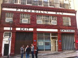 Disused Aldwych tube station, London