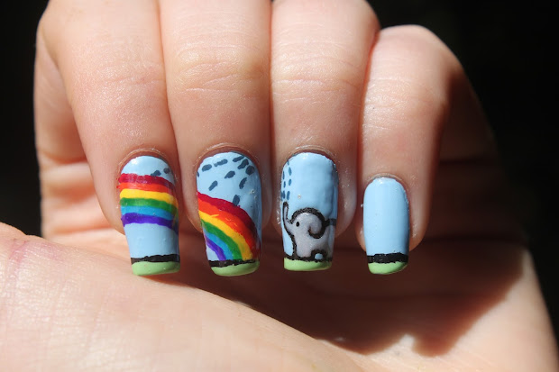 fingertips happy elephant