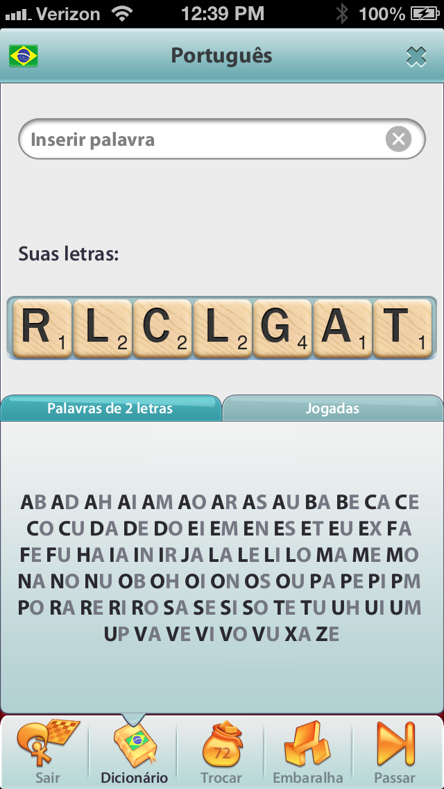 Learning Brazilian Portuguese Scrabble® for iOS Now Available in