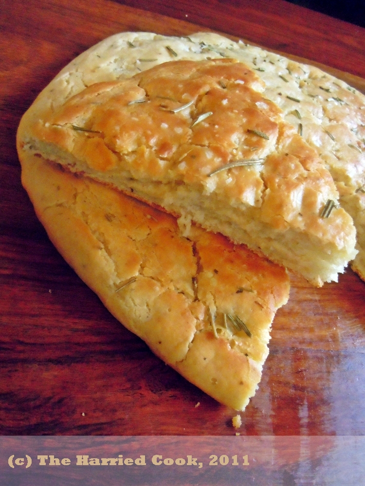 The Harried Cook Herb & Garlic Focaccia