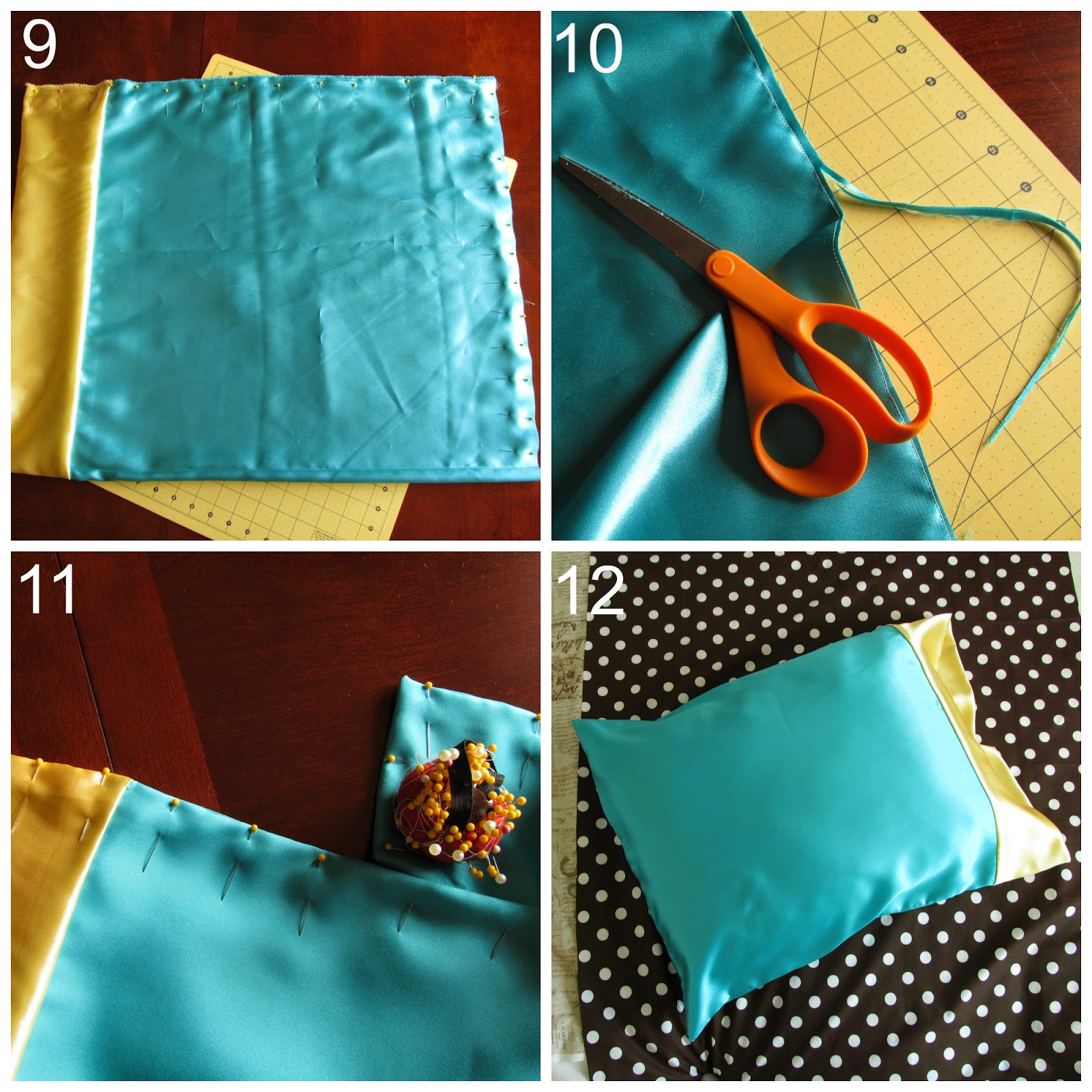 Satin Pillowcase Tutorial Muslin and Merlot