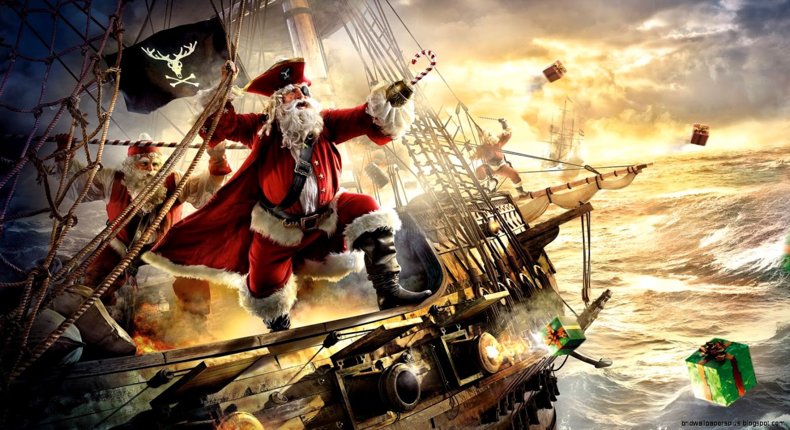 Santa Pirate Ship Santa Pirate Ship