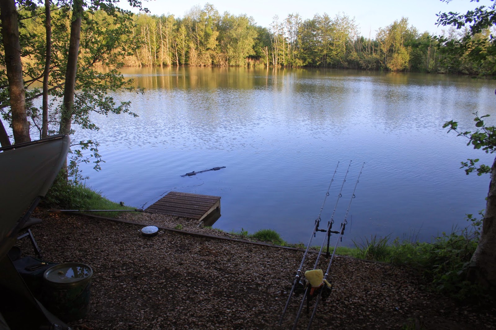 Simon and Karen Spavin Carp Fishing at Crete Lakes, France