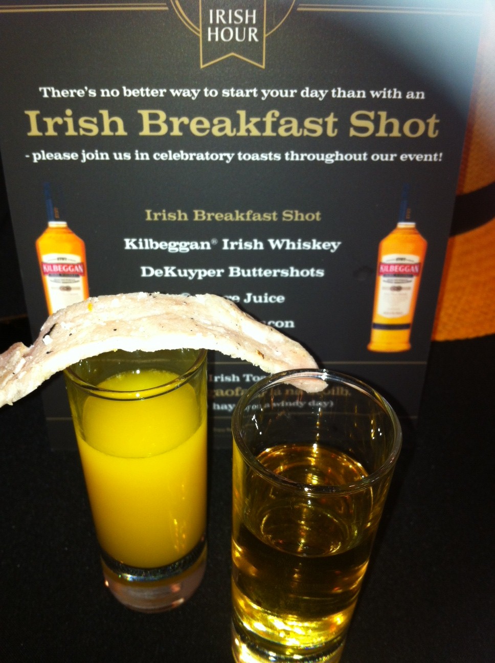 Irish Whiskey Breakfast Shot