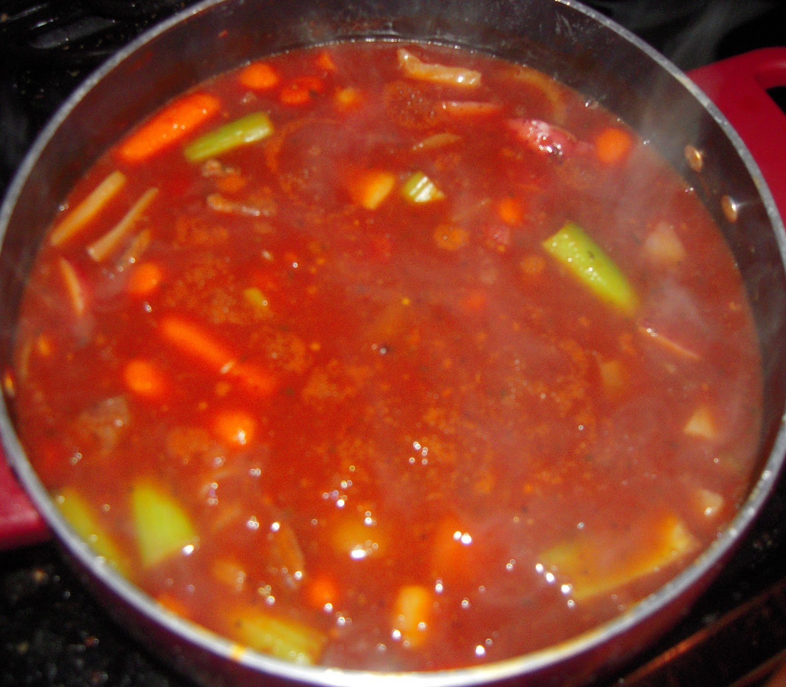 Art By ASM, It's In There.... Beef Stew with Bisquick Dumplings