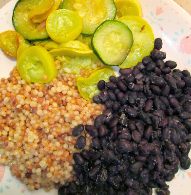 couscous black beans squash zucchini 