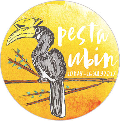 Pesta Ubin 2017 logo and badge