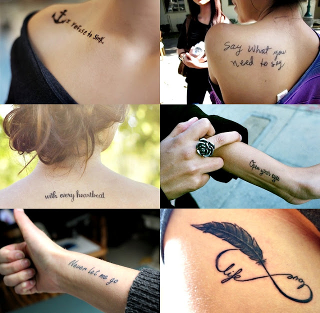 Small Tattoo Quotes Ideas and Designs