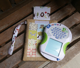 Leapfrog Scribble and Write patchwork gadget case at Fabric Mutt