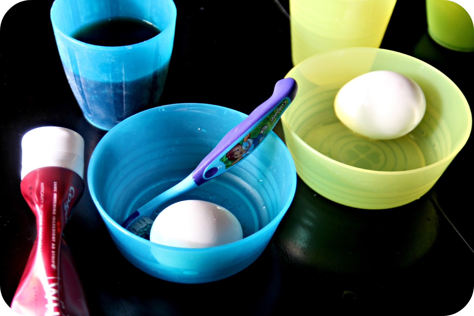 Blue Skies Ahead Do drinks affect our teeth? A science experiment!