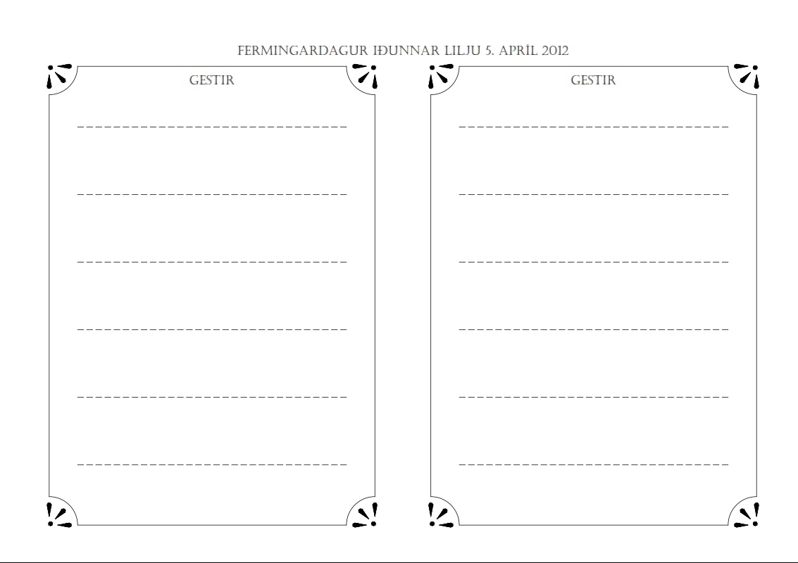 guest book templates