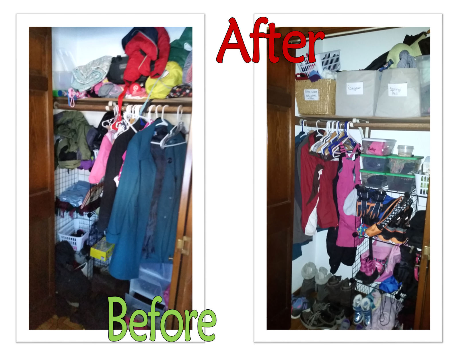 In Awe of Eden How to Organize a Winter Closet