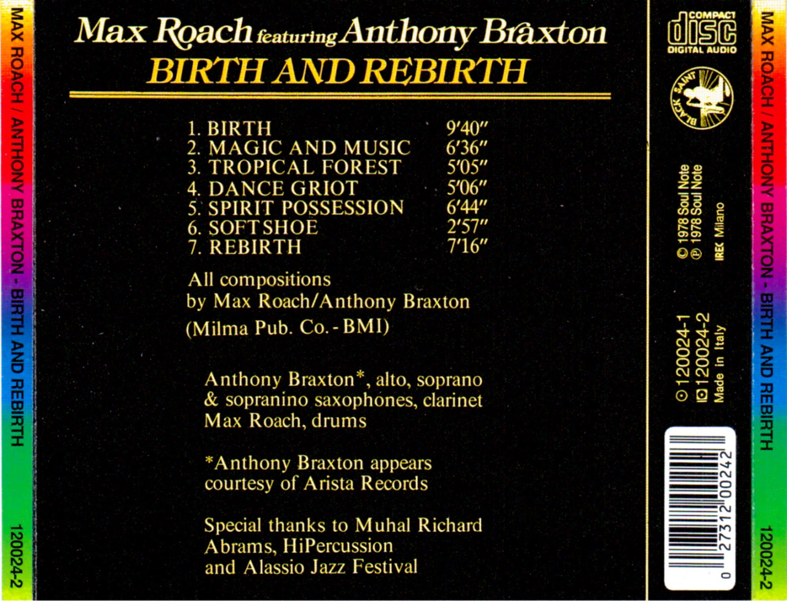 Anthony Braxton Seven Standards 1985 Volume II Anthony Braxton Seven Standards 1985 Volume II