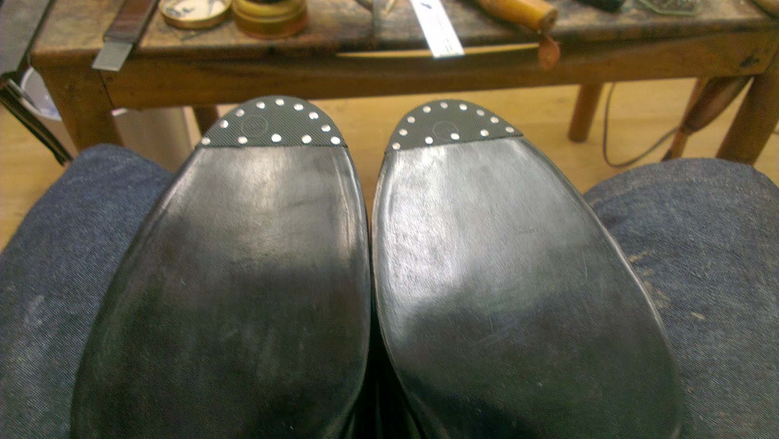 Bespoke Shoes Unlaced a shoemaker's blog Repairing Old Shoes 3 Toe