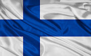Foto van de vlag van Finland . 3D Finse vlag achtergrond foto van de vlag van finland finse vlag achtergrond
