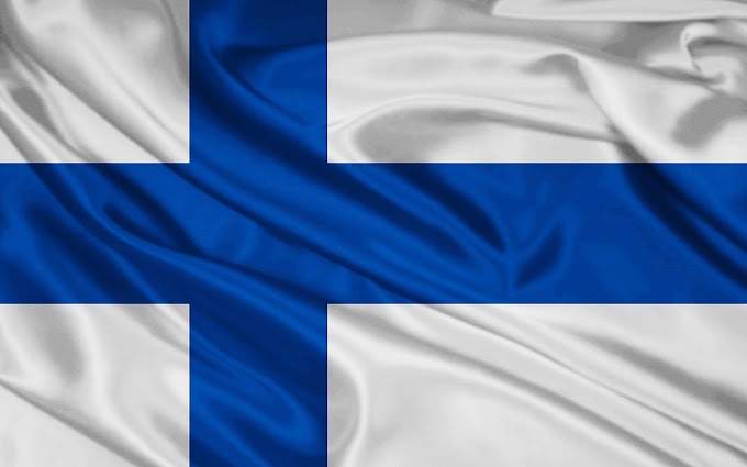 Foto van de vlag van Finland