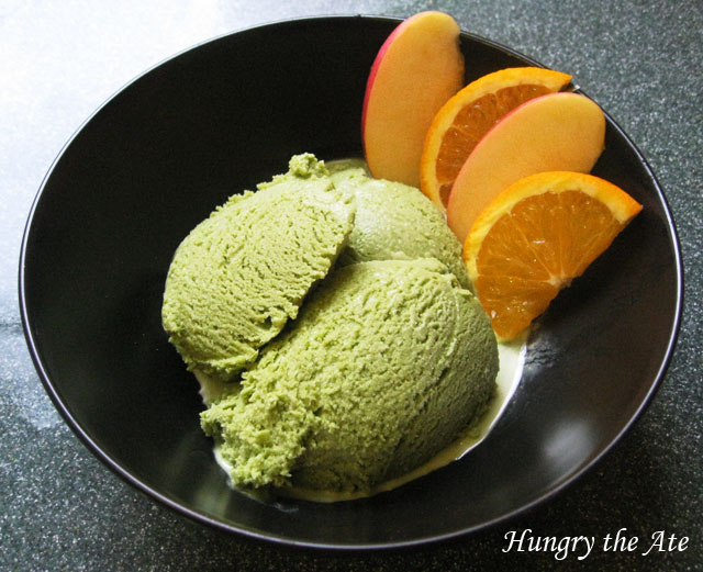 Hungry the Ate a Cambridge food blog Homemade Green Tea Ice Cream (no machine)