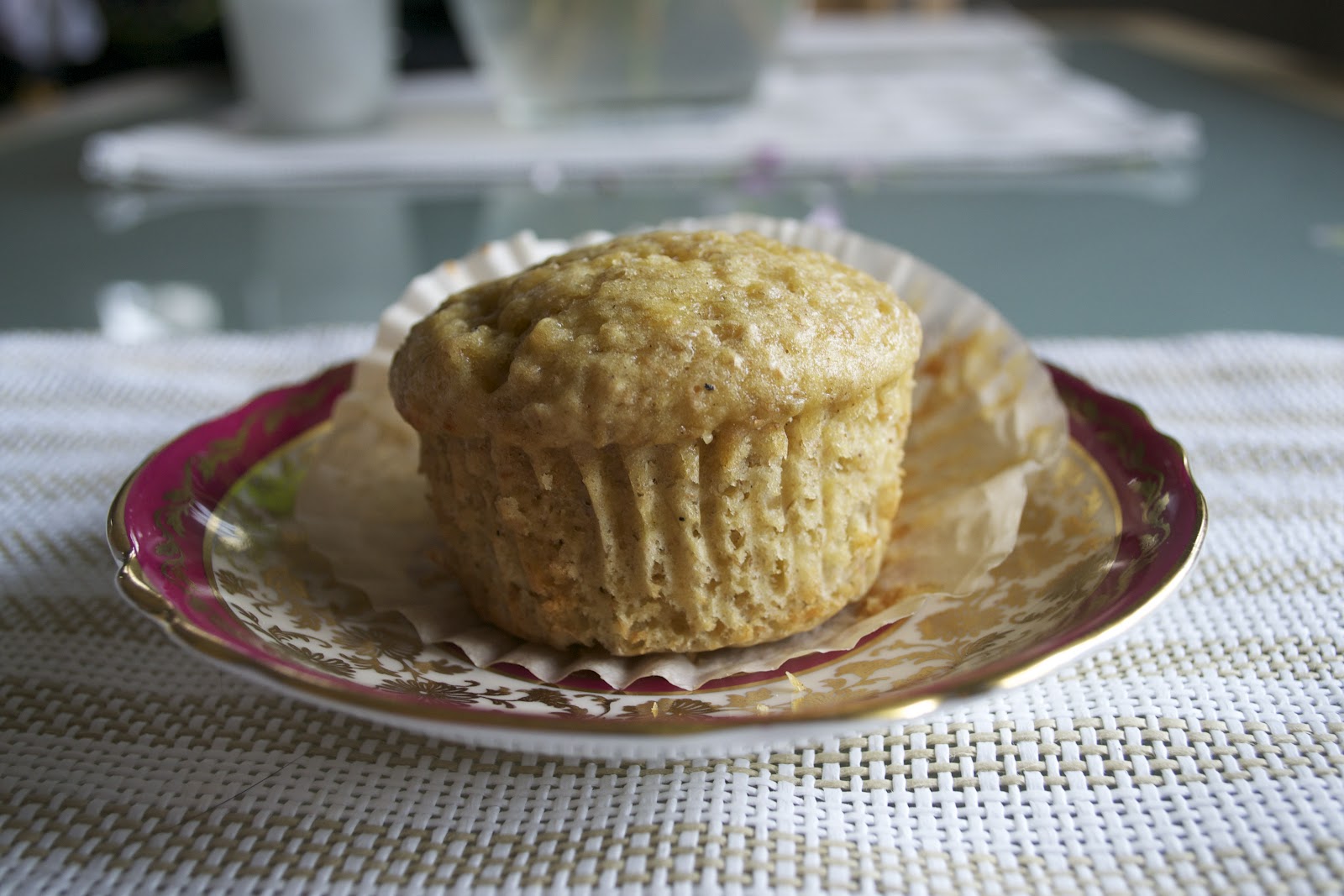 banana muffins with steelcut oats the baked life
