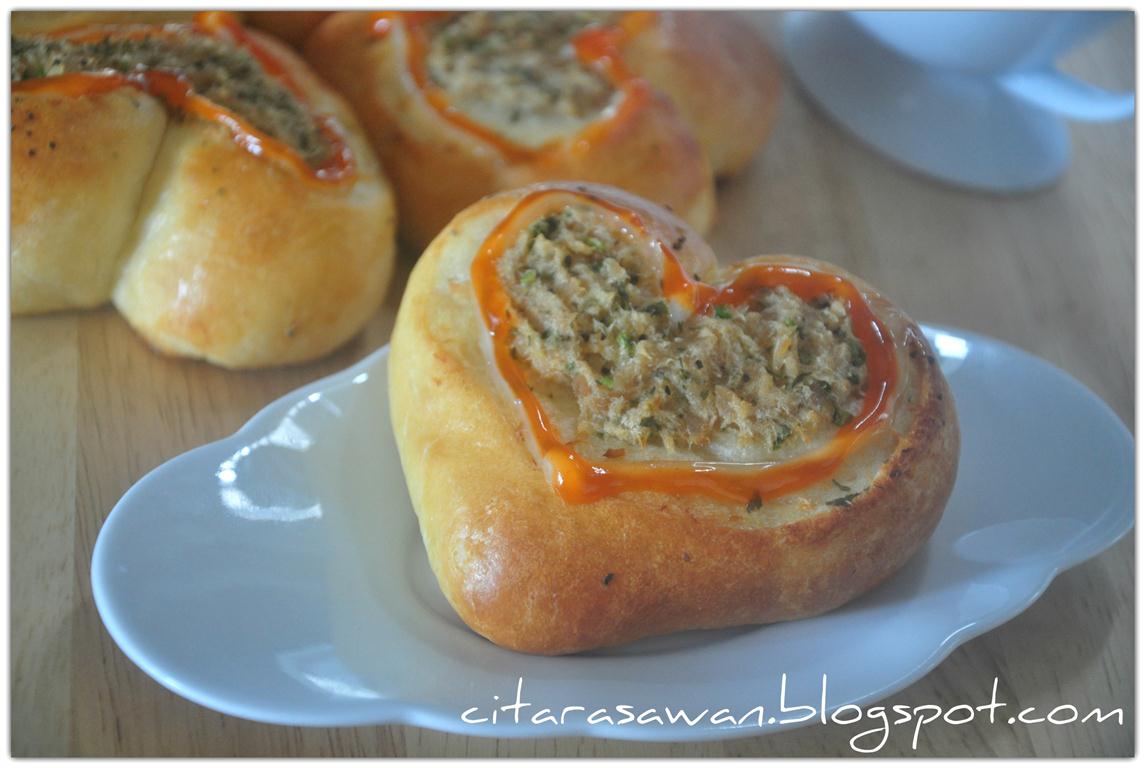Heart Shape Tuna Bun Resepi Terbaik