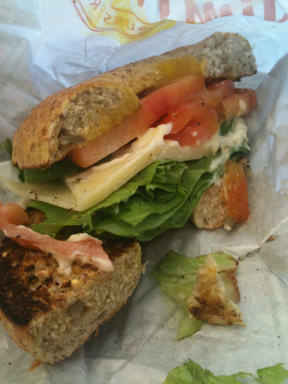 You Say Sandwich, We Say Yeah! Veggie bagel, Tim Horton's
