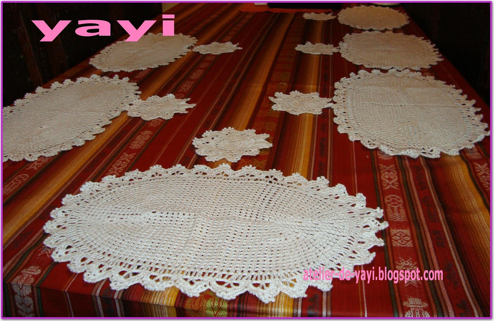 individual de crochet