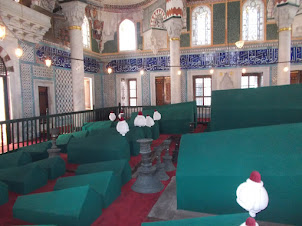 Sultans tombs in Hagia Sophia Complex in Istanbul