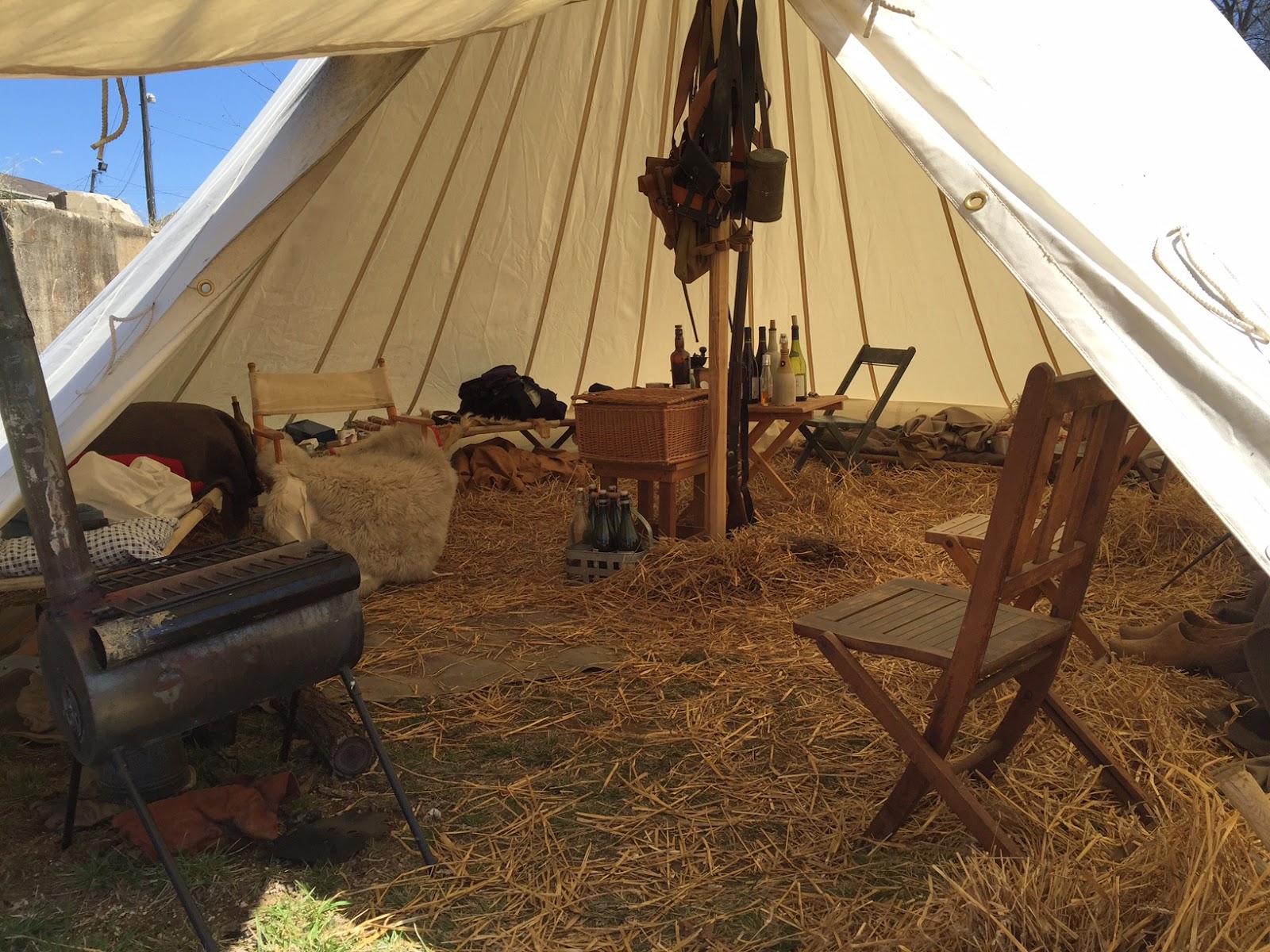 Armbruster Tent Maker World War One French Conical Tent from Armbruster