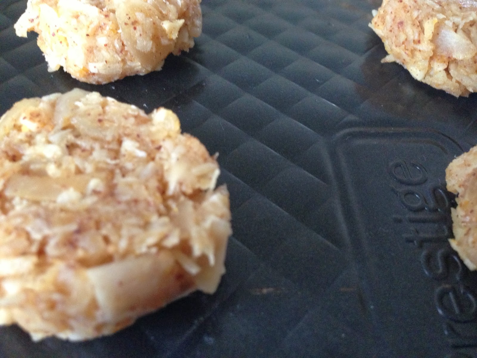 Grabbing life by the kettlebells... Coconut cookies